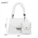 2 In 1 Stripe Pu Leather Crossbody Bag Women Oulder Se With Round Se Popular Fe Daily Bag