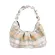 New Vintage Nylon Women Underarm Oulder Bags Platten -Handle Bags Ladies Elnt Pleated SML Handbag