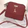 New Fe Bags Quity PU Leather Soft F Women Bag Wild Oulder Mesger Bag Pedant Cute Deer Crossbody Bags S