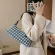 Ladies Vintage PLAID PATTERN UNDERARM BAG Women Oulder Bags Won Math