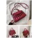 Square bag, leather bag, pattern, table, shoulder bag Decorated with chain Fashion bag Korean style women bag