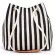 Casual Stripe Pattern Women's Handbag Bucket Canvas Top-Handle Drawstring Feelch Shopping Bag 2018 Hot