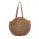 Casual Rattan Women Shoulder Bags Circle Straw Handbags Big Capacity Handmae Summer Totes Lady Round Boho Beach Treval Sac J4s