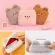 Cartoon Plush Sanitary Pads Organizer Bag Embroidery Fur Napkin Pouch Cosmetic Brush Storage Bag Money Purse Women Clutch Bags