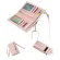 Cell Phone Wallet Big Card Holders Women Floral Print Mini Faux Leather Crossbody Shoulder Bag Card Purse Messenger Straps Bag