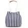 Casual Stripe Pattern Women's Handbag Bucket Canvas Top-Handle Drawstring Feelch Shopping Bag 2018 Hot