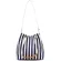 Casual Stripe Pattern Women's Handbag Bucket Canvas Top-Handle Drawstring Feelch Shopping Bag 2018 Hot