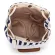 Casual Stripe Pattern Women's Handbag Bucket Canvas Top-Handle Drawstring Feelch Shopping Bag 2018 Hot