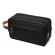 Casual Canvas Cosmetic Bag with Leather Handle Travel Men Women toiletry Storage Waterproof Toilet Organizer Bag