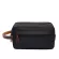Casual Canvas Cosmetic Bag with Leather Handle Travel Men Wash Shaving Women Toiletry Storage Waterproof Toilet Organizer Bag