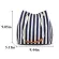 Casual Stripe Pattern Women's Handbag Bucket Canvas Top-Handle Drawstring Feelch Shopping Bag 2018 Hot