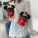 Cartoon Mickey Bag 2020 Fashion New Handbag High Quality Pu Leather Shiny Mini Cute Ear Bucket Bag Shoulder Messenger Bags