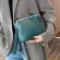 CASUAL CLIP BAG SIMPLE WOMEN MESSENGER BAG PU Leather Shoulder Crossbody Bag Kiss Lock Bags Party Ening Clutch Purse