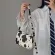 casual cow pattern women shoulder bags designer dot handbags luxury pu leather crossbody messenger bag lady small purses 2020