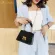 Casual Pu Leather Sling Handbag Prunce Women Elegant Chain Elegant Chain Shoulder Crossbody Bag Popular Simple FeMale Daily Bag
