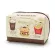 Cartoon Little Twin Stars My Melody Kuromi PU Leather Makeup Cosmetic Bags Beauty Case Women Organizer Storage Bag