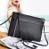 COOFIT Women's Clutch Bag Simple Black Leather Crossbody Bags Envelope Small Messenger Shoulder Bags Big Sale Female Bag