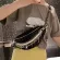 Cool Chain Gold Letters Plaid Leather Fanny Waist Pack Waist Bag Casusl Waterproof Antitheft Leather Muti-function Bag for Women