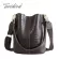 Retro Tor Bucet Bags Women Crocodile Pattern Handbag Capacity Crocodile Oulder Mesger Bags Ladies Pu S