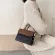 Crocodile Pattern PU Leather Crossbody Bag for Women Contrast Cr Chain Handbags and Puses