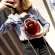 Womens Circular PU OULDER BAGS ROUND SOLID Hard Chain Mesger Bags Students Zier Crossbody Bags L Handle