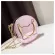 Womens Circular PU OULDER BAGS ROUND SOLID Hard Chain Mesger Bags Students Zier Crossbody Bags L Handle