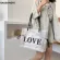 Big Bags Fe Brown Transparent Women Jelly Bag PVC Plastic Oulder NG Spring/Mmer Beach Leire Handbag