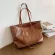 Ca Tote For Women Bags Designer Pu Leather Oulder Bag Large Capacity Soft Solid Cr Stone Ses And Luxury Handbags Sac
