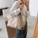 Ca Tote For Women Bags Designer Pu Leather Oulder Bag Large Capacity Soft Solid Cr Stone Ses And Luxury Handbags Sac