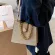 Vintage Thic Chain Tote Bag Hi-Quity Matte Pu Leather Women's Designer Handbag Travel Oulder Mesger Bag