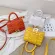 One-ONE-ONDER FE BAGS MESGER PORTABLE HANDBAG BRIT Leather Crocodile Pattern Mini Square Bag New Ca Bag
