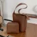 Vintage BuCet Oulder Bags for Women Large Capacity Soft PU Leather Ladies Crossbody Bags New Fe Se and Handbag