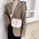 Fe Pu Leather Clamell Wide Strap Oulder Bags CR SML Square Mesger Bag Women's Retro Wild Style Handbags SAC