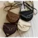 Crocodile Pattern Saddle Bag New Hi Quity Pu Leather Women's Designer Handbag Vintage Oulder Mesger Bag