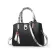 New Popular Patchwor Women Oulder Bag Elnt Fe Plaid Crossbody Bags -Handle Hand Tote with Pendant Ing