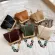 Acrylic Chain Wooden Clip Women Handbags Designer Ell Oulder Bags Luxury PU Leather Crossbody Bag Lady Vintage SE