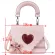 [] Women Spring New Sweet Le Handbag Pu Leather Flap Personity L-Match Crossbody Oulder Bag Tide 18A2146