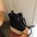 Orean Retro Wen Bucet Canvas Straw Handbags Ca Wen Women Oulder Bag Bohia Rattan Handbag Bolso Fenino