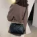 Soft PU Leather Crossbody Bags for Women Merrase Designer L Frame Se Handbag Oulder Bag or Finieed PAC