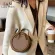 Oulder Bag for Women SML Round Crossbody Bag PU Solid Leire Luxury Handbag Mer Lit Daily B Bolsos X261H