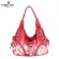 Clearance Promotion Large Double Zier Multi Pocet Oulder Bags Waed Pu Leather Ses Tote Bags Women Handbags For Ladies