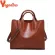 Yogodlns Pu Leather Large Vintage Women Bag Luxury Designer Sac A Main Solid Cr Oulder Bag
