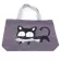 New Trend Cat Print Aarel Oulder Bag Woman Mesger Handbag Big Bags