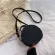 Women Oulder Bag Ladies Mesger Bags Youth Waterproof Handbag Round Fe Hi Quity Pu Leather Bag B