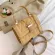 Elnt Fe Square Tote Bag New Hi Quity Matte Pu Leather Women's Designer Handbag Chain Oulder Mesger Bag