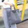 Women Leire Canvas Oulder Bag Large Capacity FE Crossbody Bag Big Tote Handbag Folding Reusable Solid Cr NG BAG