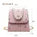 Hi Quity Pearl Leather Crossbody Bags for Women Luxury Chain Handbags Designer Fe Ladies Hand Oulder Mesger Bag