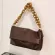 Acrylic Chain Pu Leather Oulder Bags for Women Crossbody Bags Fe Handbags and SES LUXURY TRENDING FOLDED ENVELOPE BAG