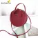 Banuo Oulder Bag for Women Fe Crossbody Bag Designer PU Handbags New Mini Ladies SEIP ROUND SML BAG Z296