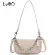 LUCDO ELNT LIZARN UNDERARM BAG VINTAGE DESIGNER Women Handbag SML Quity Leather Crossbody Bags for Women